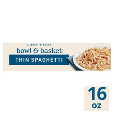 Bowl & Basket Thin Spaghetti Pasta, 16 oz, 16 Ounce