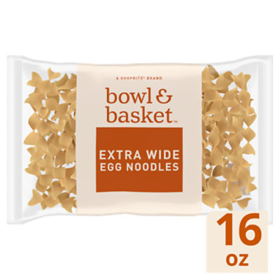 Bowl & Basket Extra Wide Egg Noodles, 16 oz, 16 Ounce