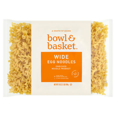 Bowl & Basket Wide Egg Noodles, 16 oz