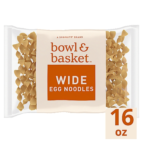 Bowl & Basket Wide Egg Noodles, 16 oz
