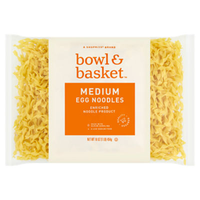 Bowl & Basket Medium Egg Noodles, 16 oz