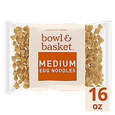 Bowl & Basket Medium Egg Noodles, 16 oz, 16 Ounce