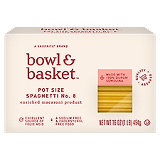 Bowl & Basket Pasta Pot Size Spaghetti No. 8, 16 Ounce