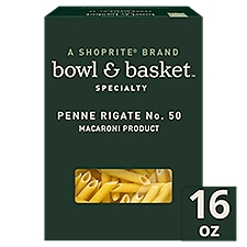Bowl & Basket Specialty Penne Rigate No. 50 , Macaroni Product, 16 Ounce