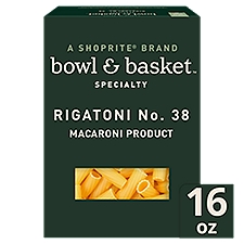 Bowl & Basket Specialty Rigatoni No. 38 Pasta, 16 oz