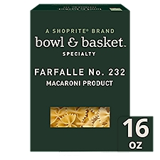 Bowl & Basket Specialty Farfalle No. 232 Pasta, 16 oz, 16 Ounce