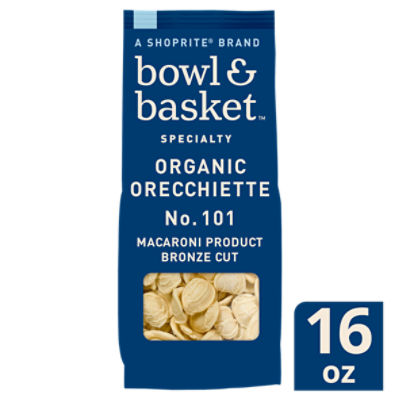 Bowl & Basket Specialty Organic Orecchiette No. 101 Pasta, 16 oz