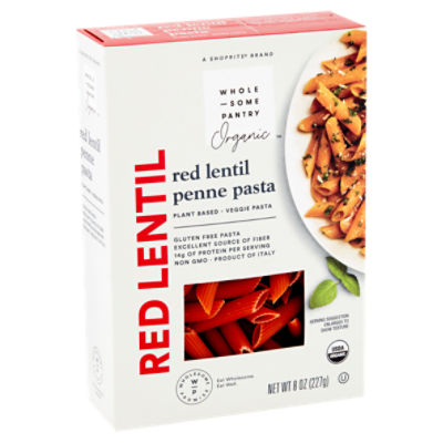 moronic kredsløb Anvendelig Wholesome Pantry Organic Red Lentil Penne Pasta, 8 oz