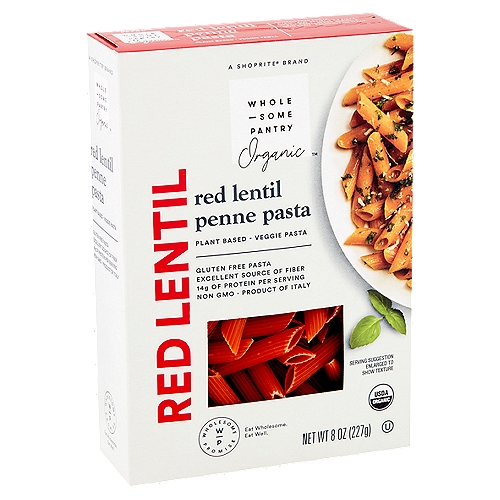 Wholesome Pantry Organic Lentil Penne Pasta, 8