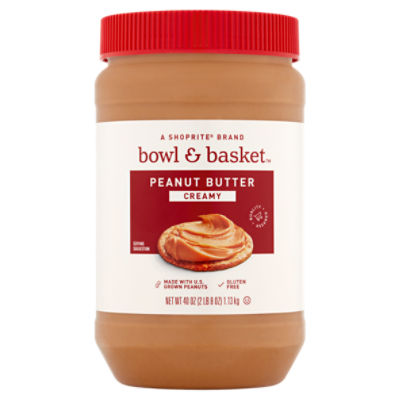 Bowl & Basket Creamy Peanut Butter, 40 oz