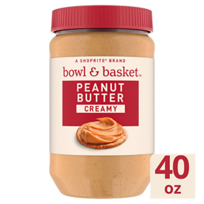 Bowl & Basket Creamy Peanut Butter, 40 oz, 40 Ounce