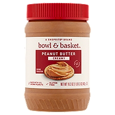 Bowl & Basket Peanut Butter, Creamy, 16.3 Ounce
