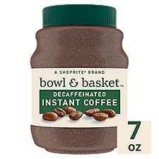 Bowl & Basket Instant Coffee Decaffeinated, 7 Ounce