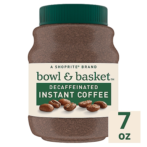 Bowl & Basket Medium Roast Decaffeinated Instant Coffee, 7 oz