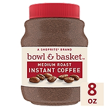 Bowl & Basket Instant Coffee Medium Roast, 8 Ounce