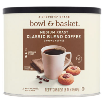 Bowl & Basket Coffee Medium Roast Classic Blend Ground