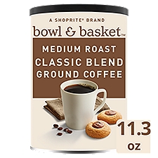 Bowl & Basket Medium Roast Classic Blend Ground Coffee, Kosher For Passover, 11.3 oz