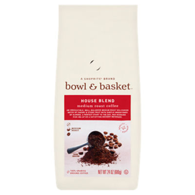 Bowl & Basket House Blend Medium Roast Coffee, 24 oz