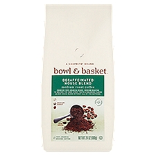 Bowl & Basket Coffee Decaffeinated House Blend Medium Roast, 24 Ounce