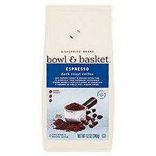 Bowl & Basket Espresso Dark Roast, Coffee, 12 Ounce