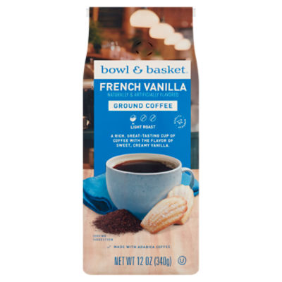 Bowl & Basket French Vanilla Medium Roast Coffee, 12 oz, 12 Ounce