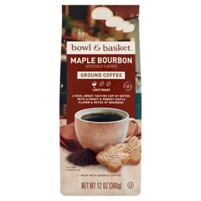 Bowl & Basket Maple Bourbon Medium Roast Coffee, 12 oz