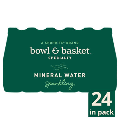 Bowl & Basket Specialty Sparkling Mineral Water, 16.9 fl oz, 24 count, 405.6 Fluid ounce