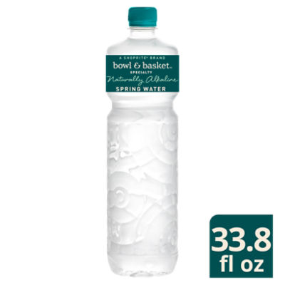 Bowl & Basket Specialty Naturally Alkaline Spring Water, 33.8 fl oz