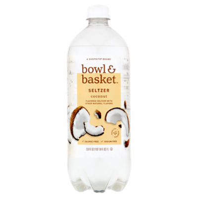 Bowl & Basket Coconut Seltzer, 33.8 fl oz, 33.8 Fluid ounce