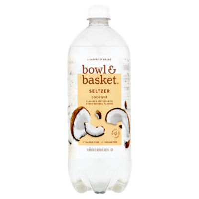 Bowl & Basket Coconut Seltzer, 33.8 fl oz