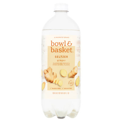 Bowl & Basket Ginger Seltzer, 33.8 fl oz