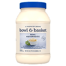 Bowl & Basket Mayonnaise Real, 30 Fluid ounce