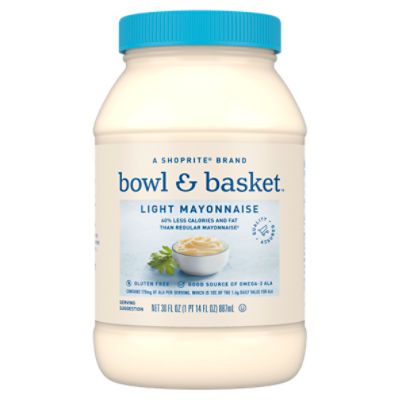 Bowl & Basket Light Mayonnaise, 30 fl oz, 30 Fluid ounce