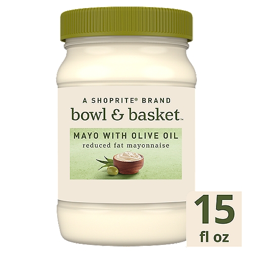 Bowl & Basket Mayo with Olive Oil, 15 fl oz