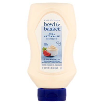 Bowl & Basket Mayonnaise Squeezable Real