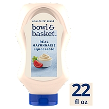 Bowl & Basket Squeezable Real Mayonnaise, 22 fl oz