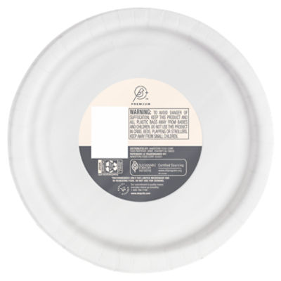 Essential Everyday Paper Plates, Ultra Strong, Premium, 8.62 Inches 35 Ea