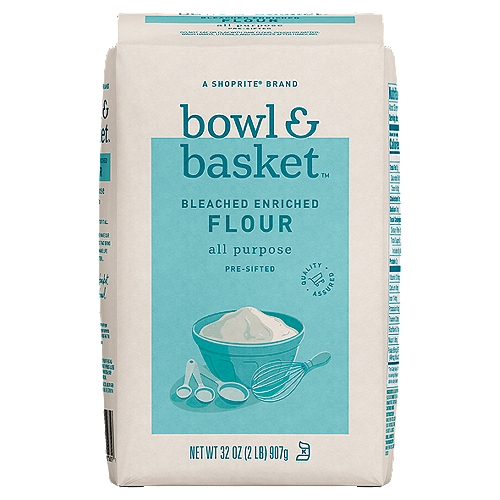 Bowl & Basket Pre-Sifted Bleached Enriched All Purpose Flour, 32 oz