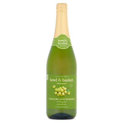 Bowl & Basket Specialty White Grape Sparkling Juice Beverage, 25.4 fl oz