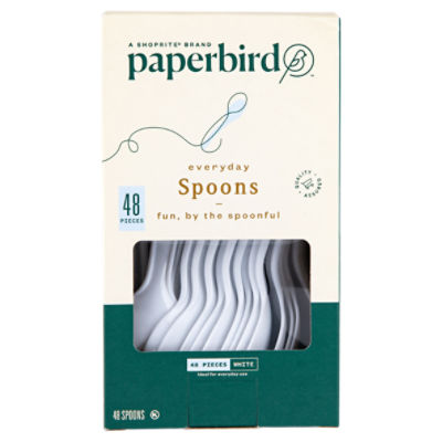 Paperbird HD Spoon 48CT, 48 Each