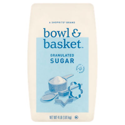 Bowl & Basket Granulated Sugar, 4 lb, 4 Pound