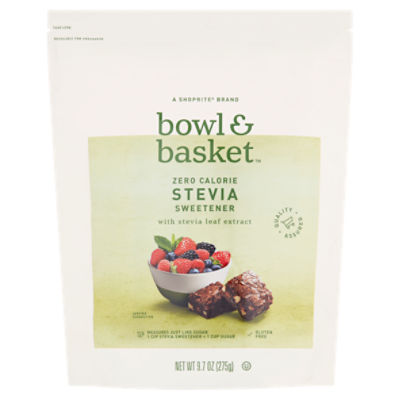 Bowl & Basket Zero Calorie Stevia Sweetener, 9.7 oz