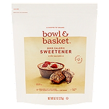 Bowl & Basket Zero Calorie with Sucralose, Sweetener, 9.7 Ounce