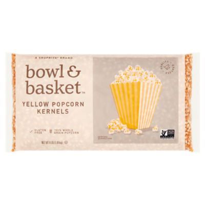 Bowl & Basket Yellow Popcorn Kernels, 4 lb