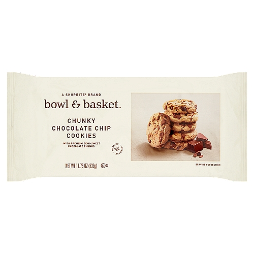 Bowl & Basket Chunky Chocolate Chip Cookies, 11.75 oz