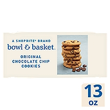 Bowl & Basket Original Chocolate Chip Cookies, 13 oz