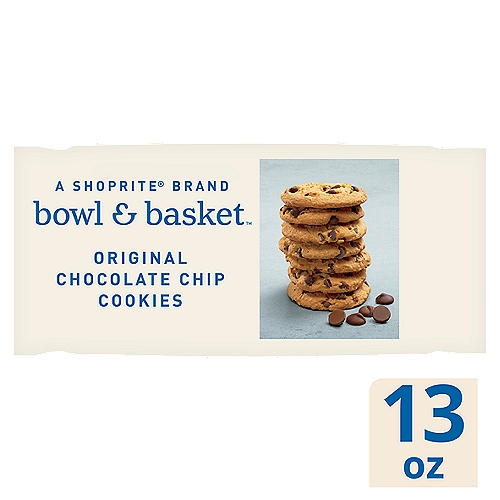 Bowl & Basket Original Chocolate Chip Cookies, 13 oz