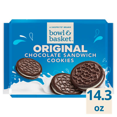 Bowl & Basket Crème Filled Chocolate Sandwich Cookies, 14.3 oz