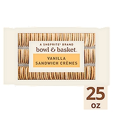 Bowl & Basket Vanilla Sandwich Crèmes, 25 oz