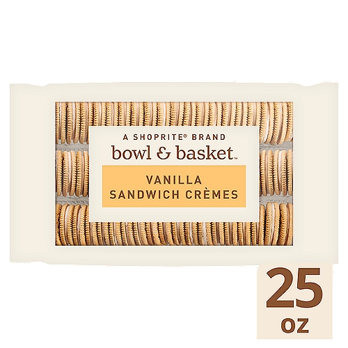 Bowl & Basket Vanilla Sandwich Crèmes, 25 oz